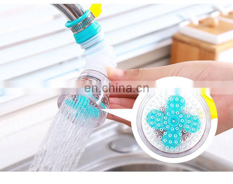 360 Adjustable Flexible Kitchen Faucet Extender Faucet Water-saving Splash-proof Plug Shower Water Filter