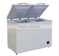 DC 12V/24V Energy saving Chest refrigerator Freezer with solar system