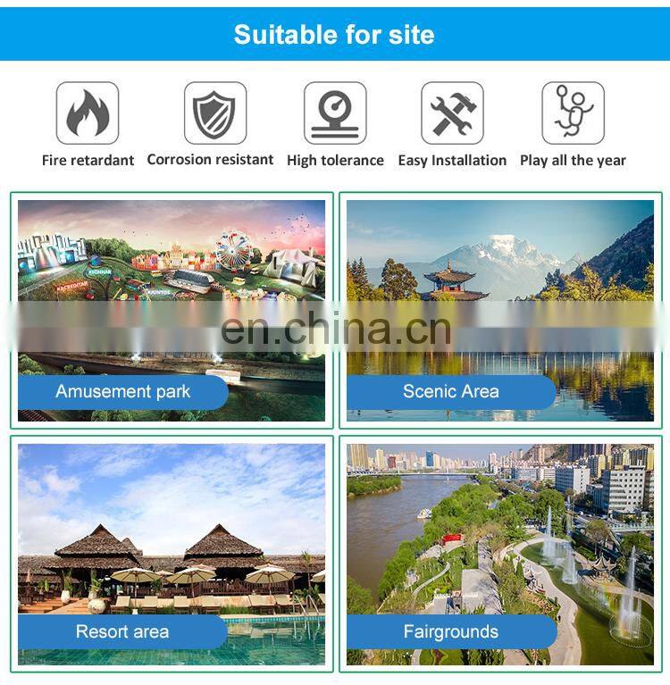 Custom Size Playground Rainbow Slide Large Plastic Rainbow Slide For Sale