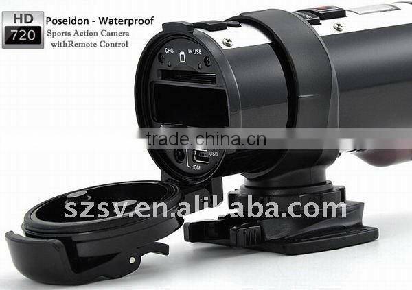 10 meters underwater work hd race sport camera with all glass lens