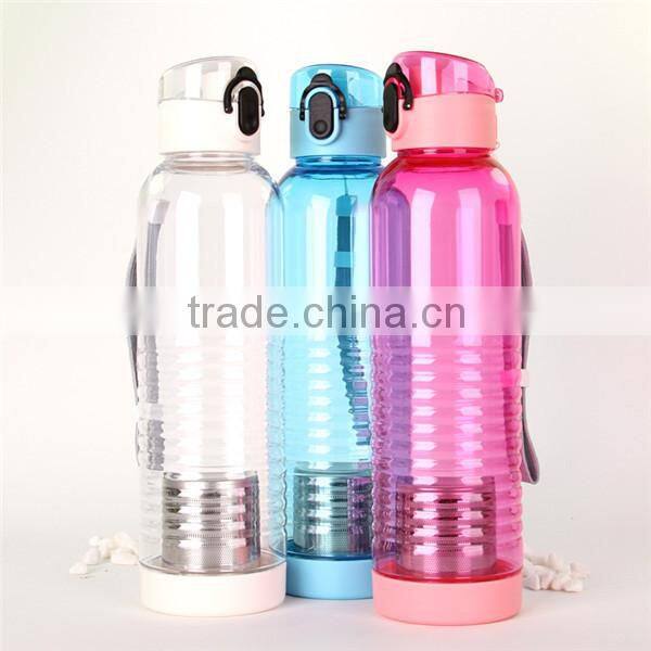 2015 Newly eco-friendly fashionable water bottle, 600ml made in China camping plastic water bottles