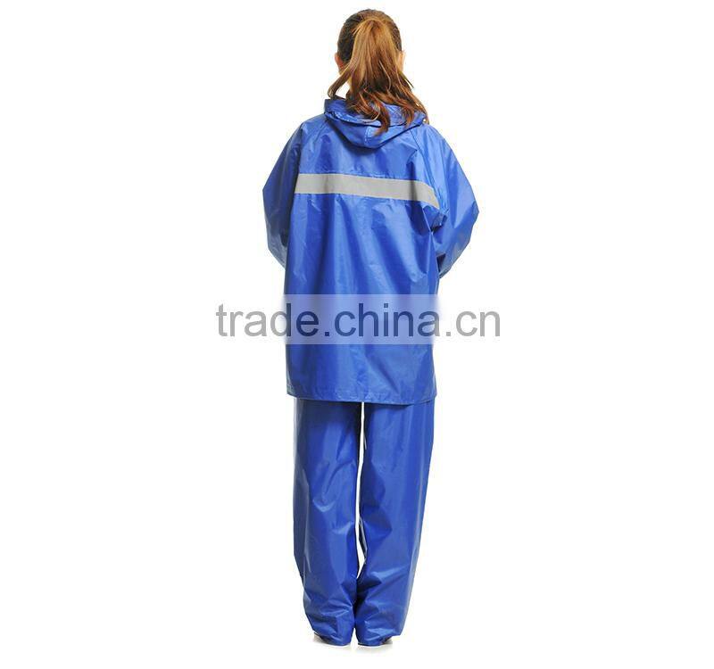 adult PVC fashion sport rainwear