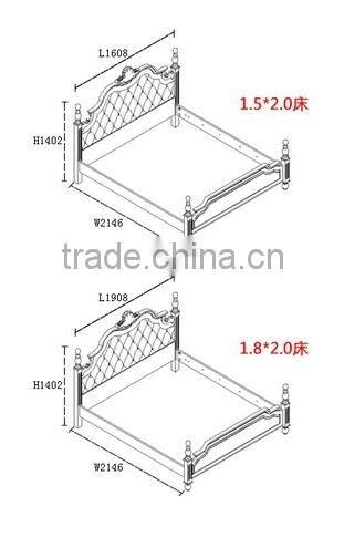 bed room furniture European design made in China