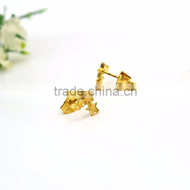 simple gold earring designs for women cheap stars fashion earring