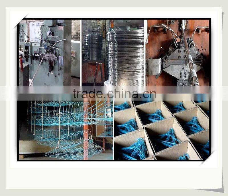 Powder Coated Skirt Dry Cleaner Wire Hanger in China(PC-SK16F)