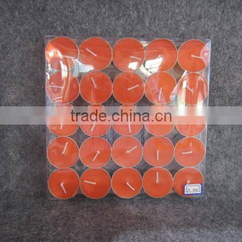 red tealight candles