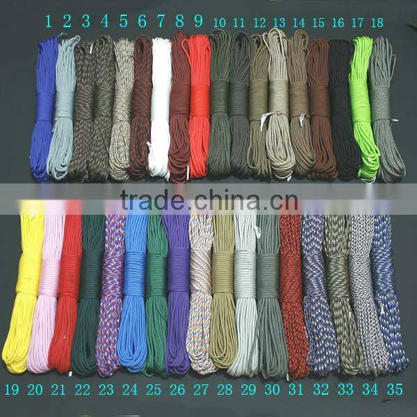 fashion wholesale paracord bracelet gold clasp with black and red rope