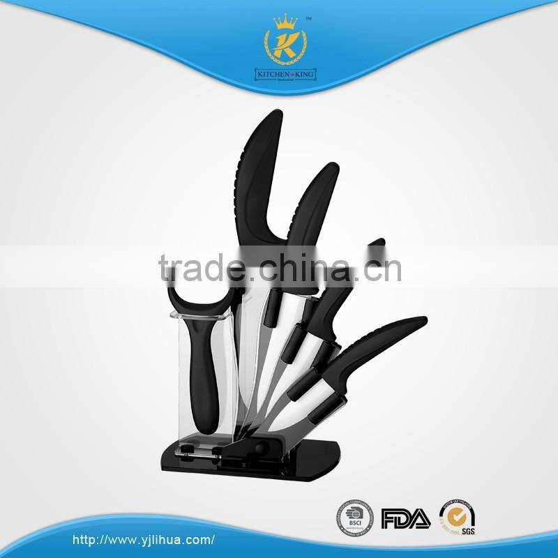 KITCHEN KING 6/5/4/3 inch ceramic knife set with peeler