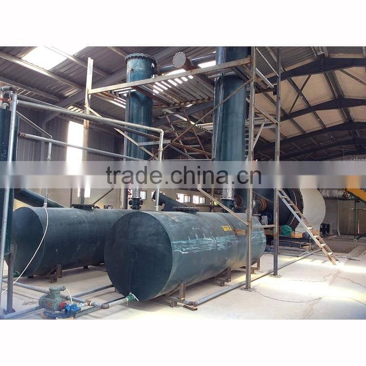Plastic & Rubber Machinery used tyre pyrolysis plant to fuel oil