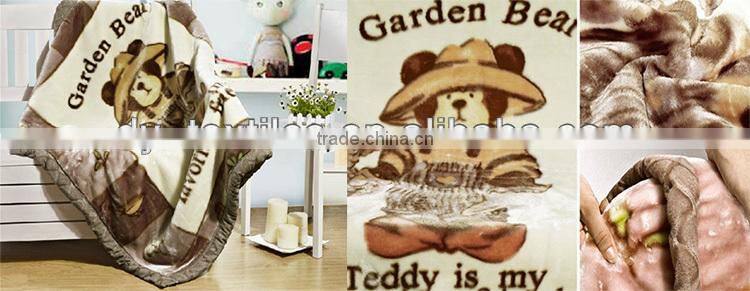 Wholesale warm soft feeling cheap animals designs blanket