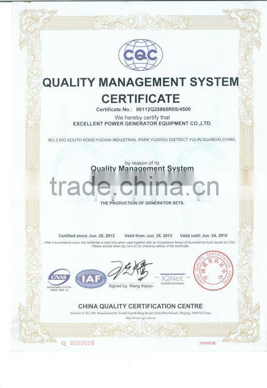 silent diesel gen set 13-500 KW