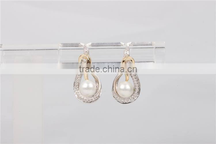 Lastest Design Fashion Earring Designs New Model pearl Earrings