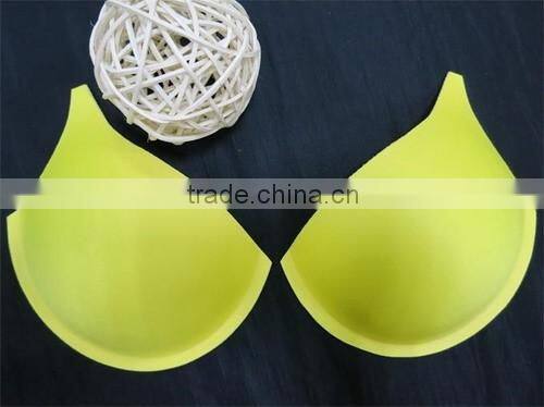 Wholesale Yellow Foam Bra Cups for Wedding Dress