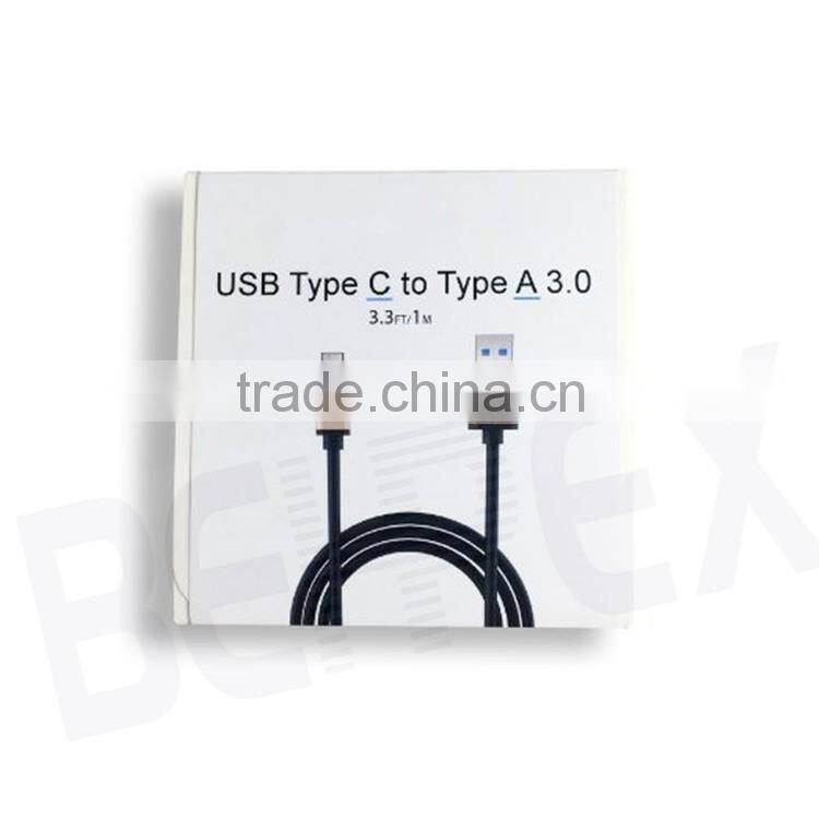 Nylon Moblie USB 3.0 Type C Transfer Data Cable for Mackbook