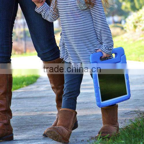 Soft EVA Foam Kids Child Proof Hot Pink Kickstand Case for iPad mini