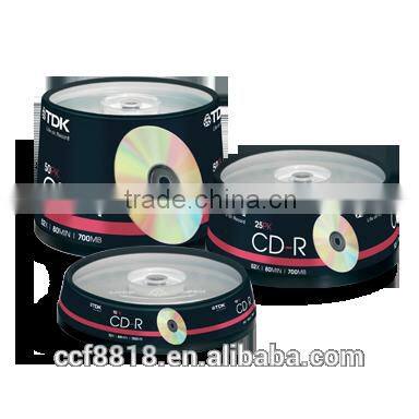 TDK CD-R, Taiwan supplier, original blank cd 700MB