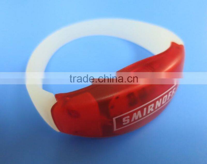 Hot Selling voice control led bracelet sound activated glow bracelet for party clubs concerts dancing christmas