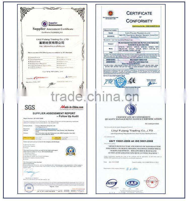 moving block making business egg laying brick block machine complete set