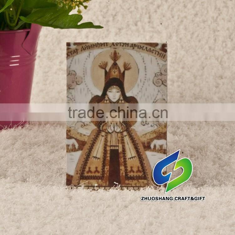 Wholesale magnet fridge for magnet print promotional epoxy glass fridge magnet