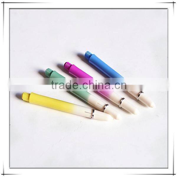 Colorful nylon dart shafts/stems for indoor game