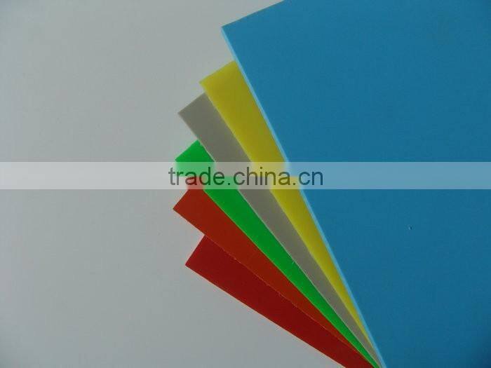 Customized Light Blue Non-toxic Glossy Plastic PP Plate Sheet for Thermoforming