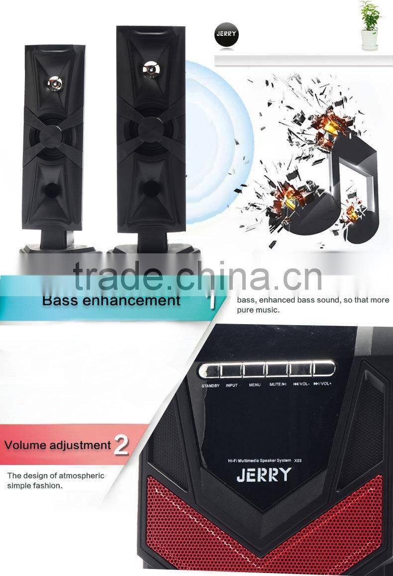 Home theater music system 3.1 multimedia speaker system