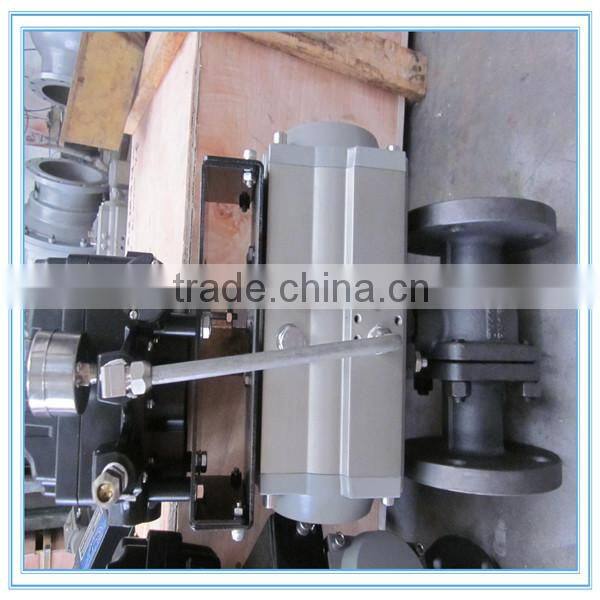 Pneuamtic Flange Ball Valve With Pneumatic Actuator