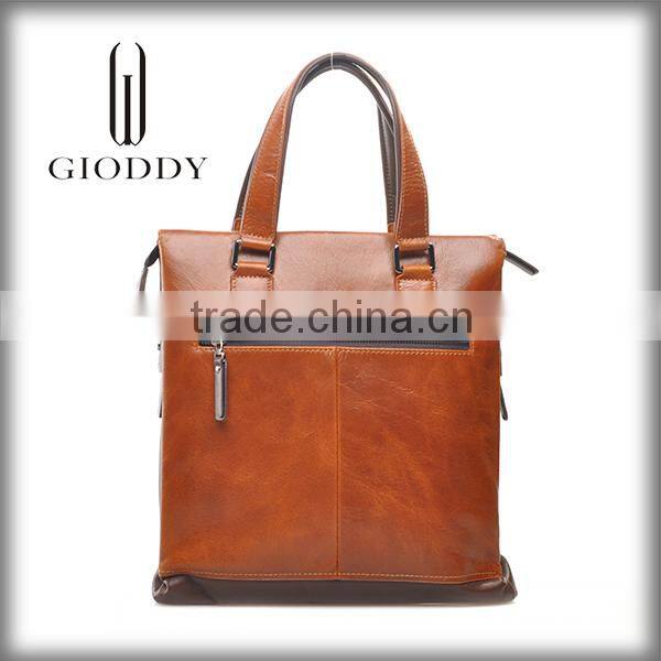 Famous brand 2014 wholesale camel leather bags for men