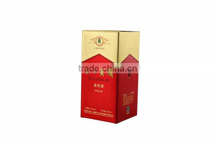Eco-Friendly Good Looking Folding Wine Packaging Box