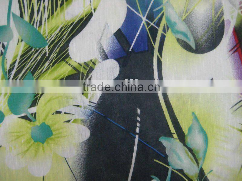2012 new design viscose jersey slub printed fabric