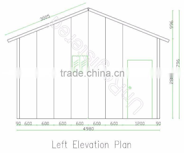 Cost-effective Safe Durable Light Steel Frame Structure Good Looking High Post Prefab Modular House