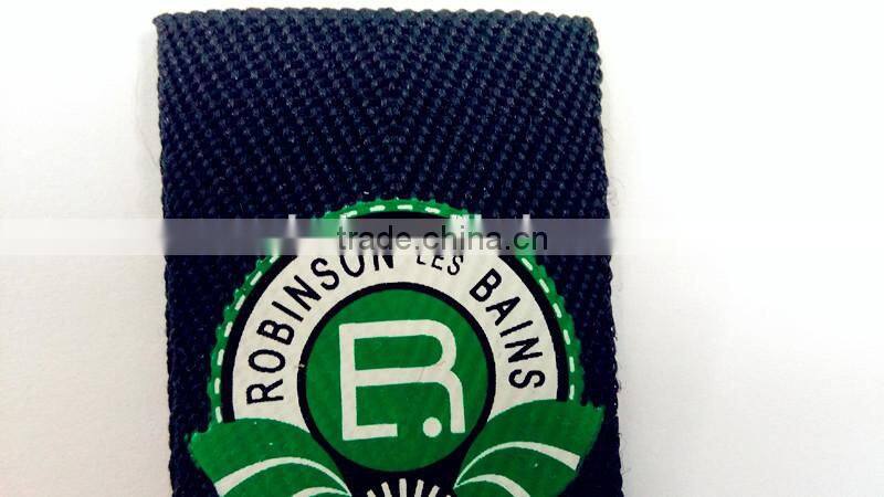 dongguan factory design & custom printing polyester label for clothing & shoes