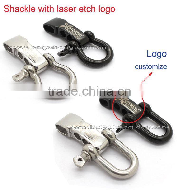 d shackle/dee shackle for paracord