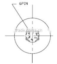 Melt pressure transducer with flexible tube , Hirschman connect