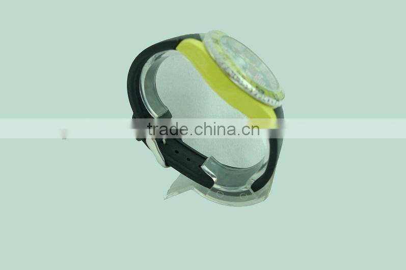 Products Bros Tiger Unisex Waterproof PVC Band Rubber Wrist Black Watch With Cartoon