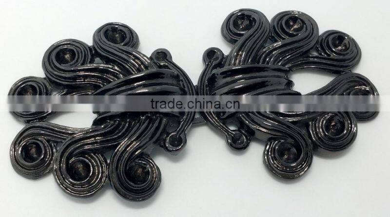 Metal shoe buckle parts metal side release buckle buckle for belt