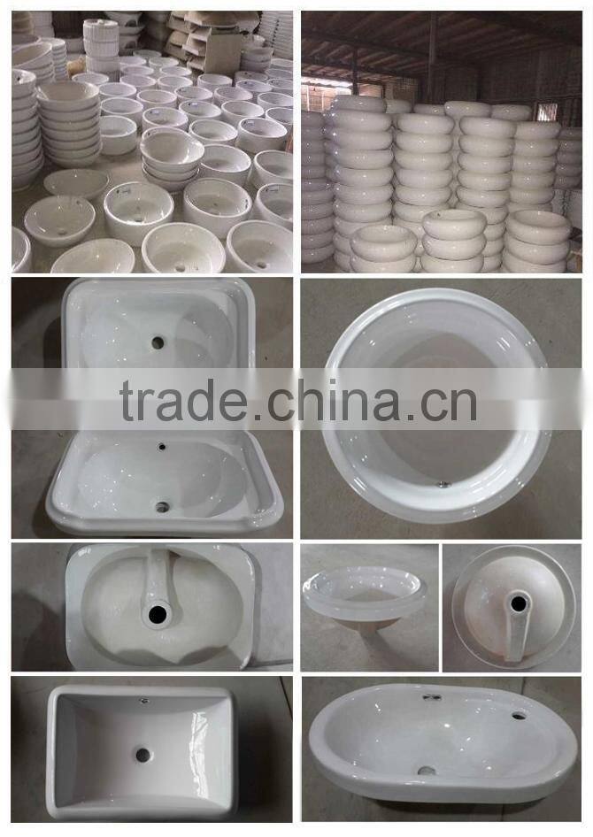 Wash basin fittings & ceramic big wash basin