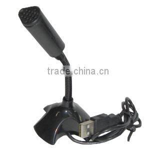 Factory Wholesale Unidirectional Clip-On Microphone for Wireless Bodypack with 3.5mm Screw Lock Jack