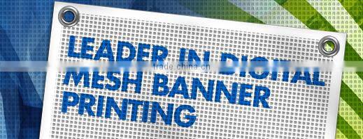 Long Life Weather Resistant waterproof Construction Wraps Mesh Banner