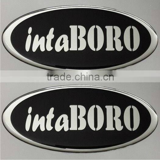 PU resin self adhesive dome letters sticker