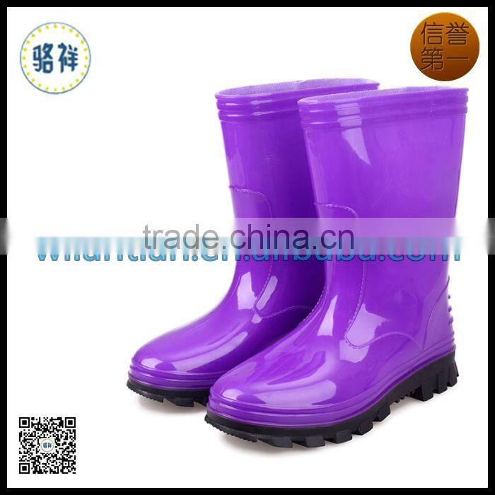 Ladies Fashion waterproof warm pvc snow boots