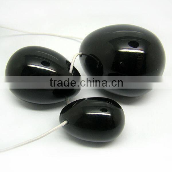 Sex Eggs,Natural Stone Eggs,Kegel Eggs,Rose Quartz Eggs Set/3