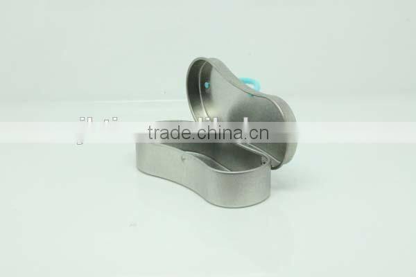 Surprising slippers shaped tin box