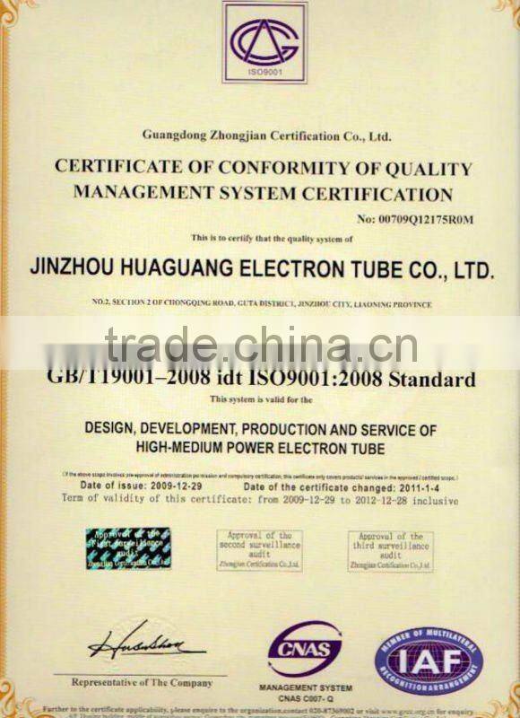 ISO9000 Electron tube GU23A electron tube
