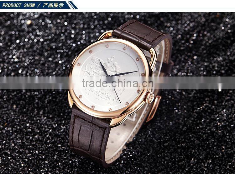 2016 best leather/nato frabic straps fashion couple watches gift set quartz couple watches