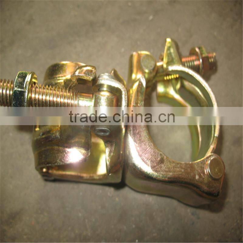 Scaffolding JIS Pressed Double Coupler 48.6 * 48.6mm