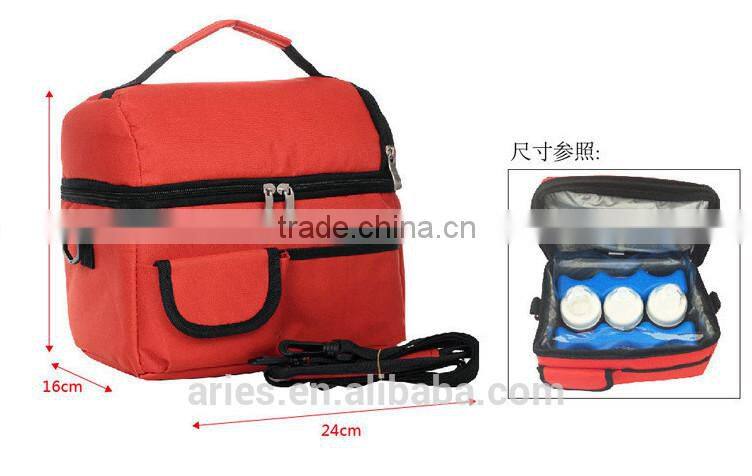 Outdoor Insulated Picnic Cooler Box Tote Bag Camping Ice Box Lunch Bag Ice Pack