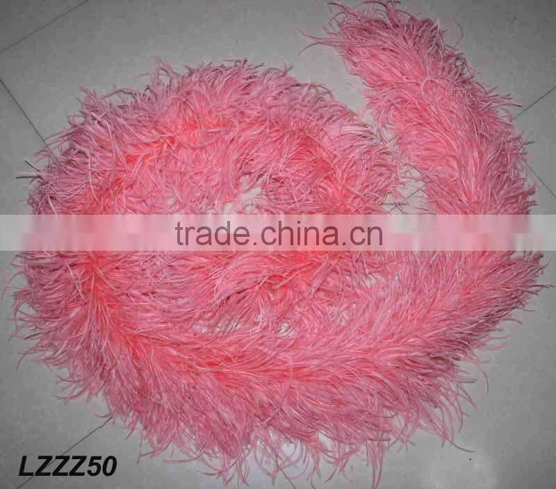 decorative Fluffy Ostrich Feather boa LZYJ69
