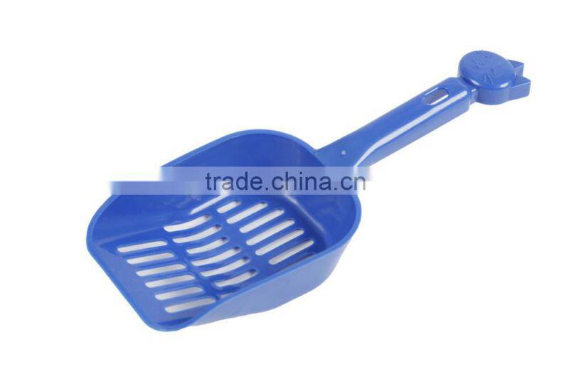 Wholesale plastic pet litter sholve with lovey cat head pattern cat litter