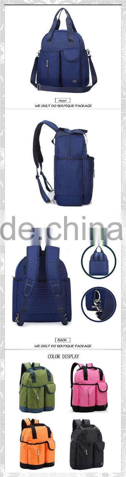 Polyester Material Diaper Wet Bag, Baby Backpack Diaper Bag